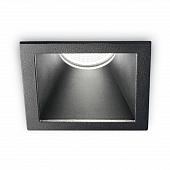Встраиваемый светодиодный светильник Ideal Lux Game Square Black Black