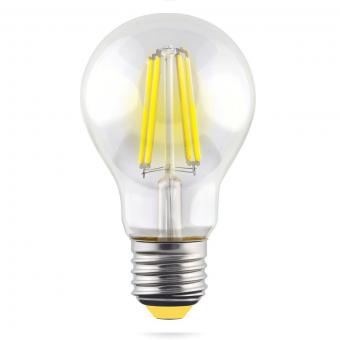 Лампа светодиодная филаментная E27 10W 4000К прозрачная VG10-А1E27cold10W-F 7101