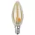 Лампа светодиодная филаментная ЭРА E14 5W 2700K золотая F-LED B35-5W-827-E14 gold