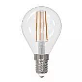 Лампа светодиодная (UL-00005173) E14 9W 4000K прозрачная LED-G45-9W/4000K/E14/CL PLS02WH
