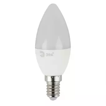 Лампа светодиодная ЭРА E14 9W 4000K матовая LED B35-9W-840-E14
