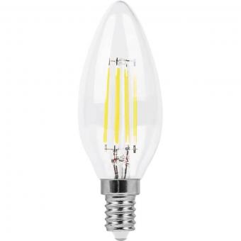 Лампа светодиодная Feron E14 7W 2700K Свеча Матовая LB-66 25726