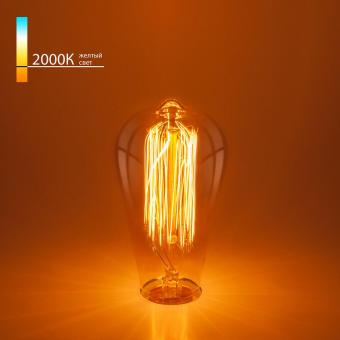 Лампа накаливания диммируемая E27 60W прозрачная 4690389082153