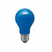 Лампа накаливания AGL Е27 25W груша синяя 40024