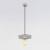 Подвесной светильник Eurosvet Creto 50167/1 серебряный