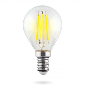 Лампа светодиодная E14 6W 4000К прозрачная VG10-G1E14cold6W-F 7022