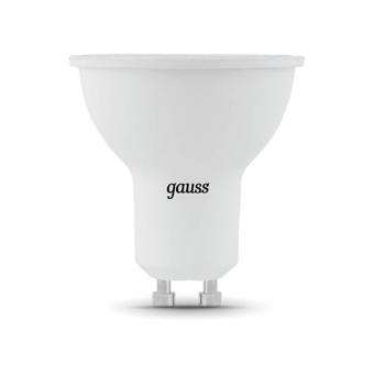 Лампа светодиодная Gauss GU10 7W 6500K матовая 101506307