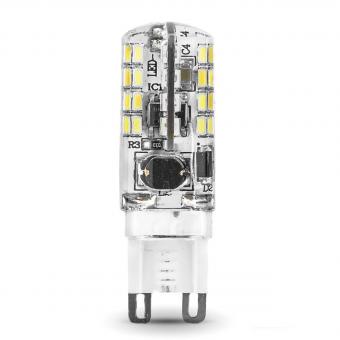 Лампа светодиодная G9 3W 4100K прозрачная 107709203