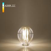 Лампа светодиодная филаментная Elektrostandard E27 6W 4200K прозрачная 4690389173295