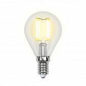 Лампа светодиодная (UL-00001371) E14 6W 4000K прозрачная LED-G45-6W/NW/E14/CL PLS02WH
