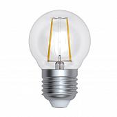 Лампа светодиодная (UL-00005175) E27 9W 4000K прозрачная LED-G45-9W/4000K/E27/CL PLS02WH