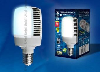 Лампа светодиодная (UL-00001813) E40 70W 4000K матовая LED-M105-70W/NW/E40/FR ALV02WH