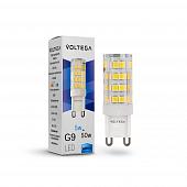 Лампа светодиодная Voltega G9 5W 4000К прозрачная VG9-K3G9cold5W 7186