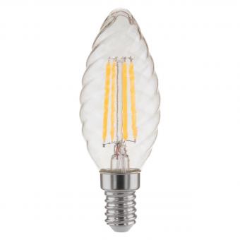 Лампа светодиодная филаментная E14 7W 4200K прозрачная 4690389125287
