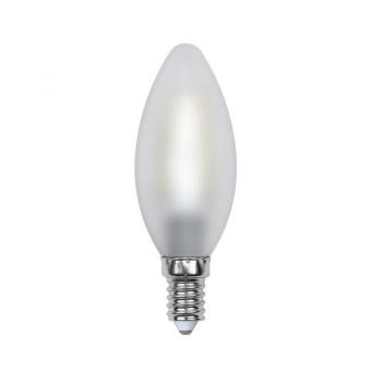 Лампа светодиодная (UL-00000305) E14 6W 3000K матовая LED-C35-6W/WW/E14/FR PLS02WH