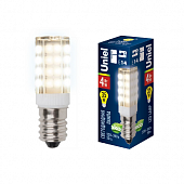 Лампа светодиодная (UL-00000179) E14 4W 3000K прозрачная LED-Y16-4W/WW/E14/CL PLZ04WH