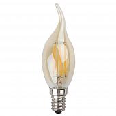 Лампа светодиодная филаментная ЭРА E14 7W 2700K золотая F-LED BXS-7W-827-E14 gold