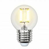 Лампа светодиодная (UL-00002203) E27 6W 3000K прозрачная LED-G45-6W/WW/E27/CL GLA01TR