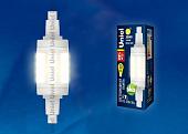 Лампа светодиодная (UL-00001554) R7s 6W 3000K прозрачная LED-J78-6W/WW/R7s/CL PLZ06WH