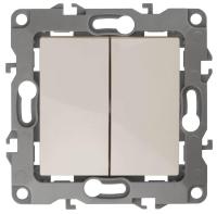 Переключатель двухклавишный ЭРА 12 10AX 250V 12-1106-02 Б0014664 Переключатель двухклавишный ЭРА 12 10AX 250V 12-1106-02 Б0014664