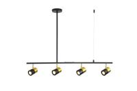 Люстра подвесная Alfa Light F3524-20 Gold+Black GU10*4