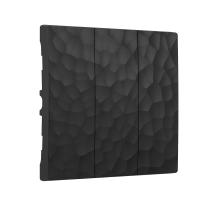 Набор клавиш Werkel Hammer для выключателя трехклавишного черный W1239008 4690389162688