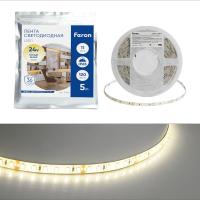 Светодиодная лента Feron 11W/m 120LED/m 2835SMD теплый белый 5М LS511 51634