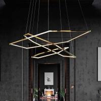 Люстра подвесная Alfa Light F0424-04 400+600+800mm gold