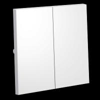 Клавиши для выключателя/переключателя двухклавишного S70 (белый матовый) Voltum VLS000302