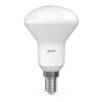 Лампа светодиодная рефлекторная Gauss E14 6W 3000K матовая 106001106