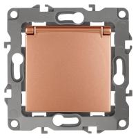 Розетка ЭРА 12 2P E Schuko со шторками с крышкой 16A 250V 12-2103-14 Б0019329 Розетка ЭРА 12 2P E Schuko со шторками с крышкой 16A 250V 12-2103-14 Б0019329