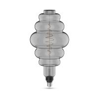 Лампа светодиодная филаментная Gauss E27 8,5W 1800K серая 161802005