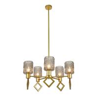 Подвесная люстра Indigo Preda V13025/5R Gold V000469