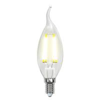 Лампа светодиодная филаментная Uniel E14 6W 4000K прозрачная LED-CW35-6W/NW/E14/CL GLA01TR UL-00002229
