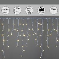 Уличная светодиодная гирлянда Sneha бахрома 230V теплый белый постоянный A-517 WW
