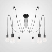 Подвесная люстра Imperium Loft Spider Black L6 352852-26