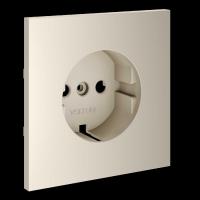 Накладка для розетки с заземлением S70 (кашемир) Voltum VLS000603