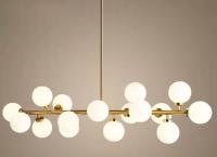 Люстра подвесная Alfa Light F2024-30 G9*16 Медный цвет