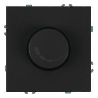 Выключатель диммирующий (механизм), Stekker, 250В, 500W Эмили, RSW10-5106-05, черный уголь, soft touch 49842