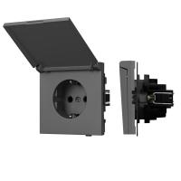 Механизм розетки влагозащищённый SCT-TENDO-MCP-SFPL-GR (230V, 16A) Arlight 054601