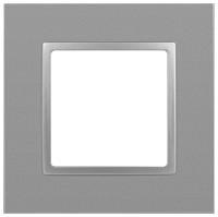 Рамка для розеток и выключателей ЭРА Elegance 14-5011-03 Classic, на 1 пост, алюминий Б0060573