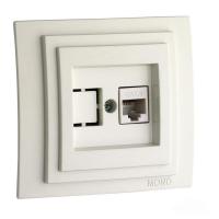 Розетка компьютерная RJ45 Mono Electric Larissa 6 кат белый 103-191905-125 Розетка компьютерная RJ45 Mono Electric Larissa 6 кат белый 103-191905-125