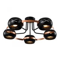 Потолочная люстра IMEX Solar MD.21743-5-S-BK+CP