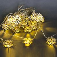 Cветодиодная гирлянда Sneha Снежинка 230V теплый белый статичный A-412