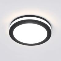 Встраиваемый светодиодный светильник Elektrostandard DSKR80 5W 4200K черный a049707