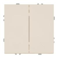 Выключатель 2-кл.самовозвр. (механизм), Stekker, 250В, 10А Эмили, RSW10-5113-08, кашемир, soft touch 50365