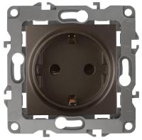 Розетка ЭРА 12 2P E Schuko со шторками 16A 250V 12-2102-13 Б0019324 Розетка ЭРА 12 2P E Schuko со шторками 16A 250V 12-2102-13 Б0019324