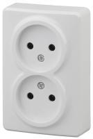 Розетка ЭРА Эксперт 2x2P 16A 250V 11-2202-01 Б0020682 Розетка ЭРА Эксперт 2x2P 16A 250V 11-2202-01 Б0020682
