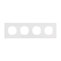 Рамка LK Studio 4-постовая квадрат (белый) Vintage-Quadro 884404-1