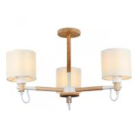 Потолочная люстра IMEX MD.19107-3-S-WOOD+WH